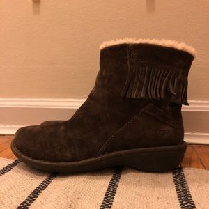 Ugg Australia Gaviota Chocolate Suede Boots